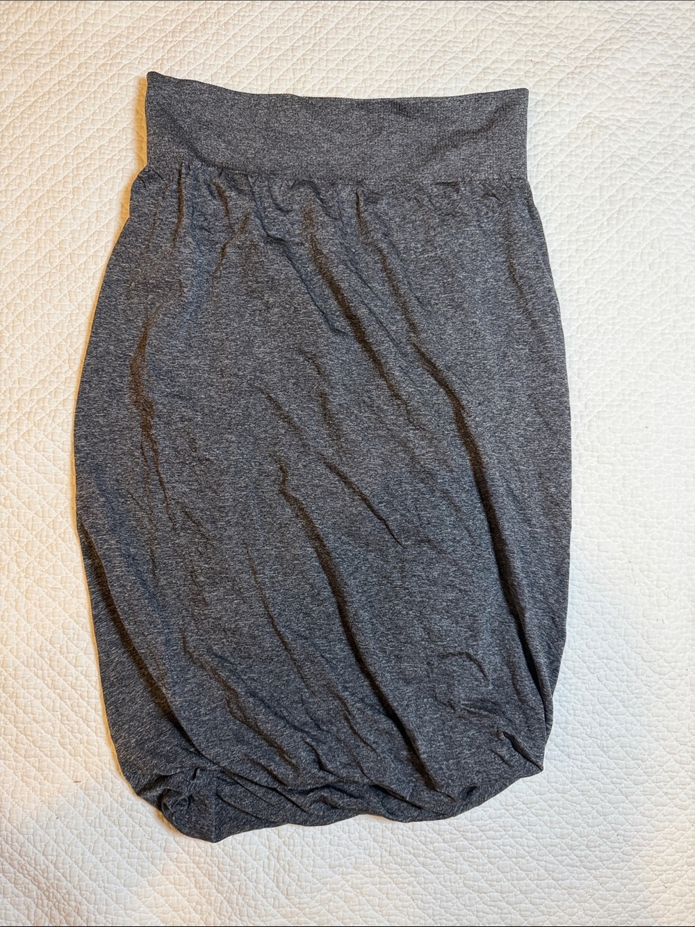 Lululemon Gray Women's Knit Bubble Skirt Size 6